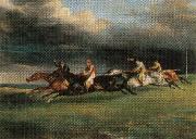 Theodore Gericault Epsom Derby France oil painting artist
